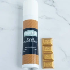BrandNewCake Kleurspray Metallic Goud 100ml* Spray Kleurstoffen