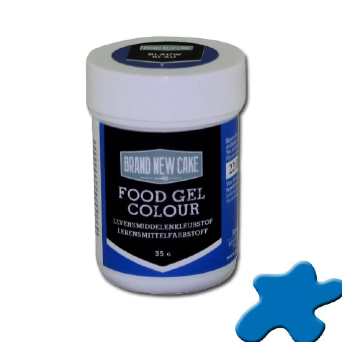 BrandNewCake Kleurstof Gel Blauw 35gr* Gel Kleurstoffen