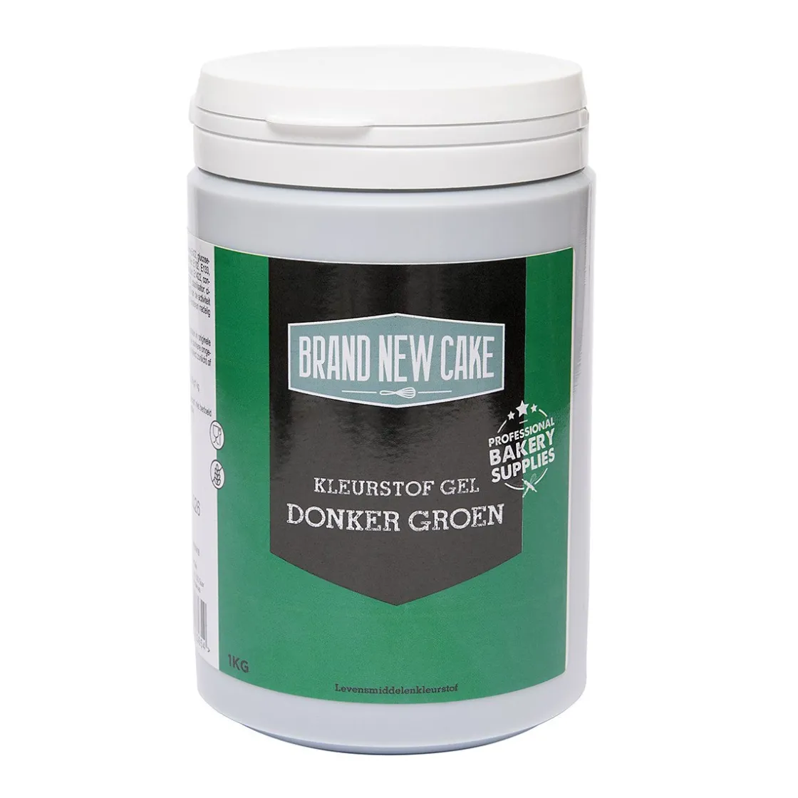 BrandNewCake Kleurstof Gel Donker Groen 1kg* Gel Kleurstoffen