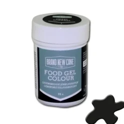 BrandNewCake Kleurstof Gel Zwart 35gr* Gel Kleurstoffen