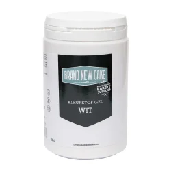 BrandNewCake Kleurstof Gel Wit 1kg* Gel Kleurstoffen
