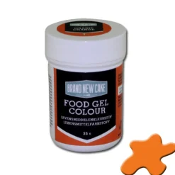 BrandNewCake Kleurstof Gel Oranje 35gr* Gel Kleurstoffen