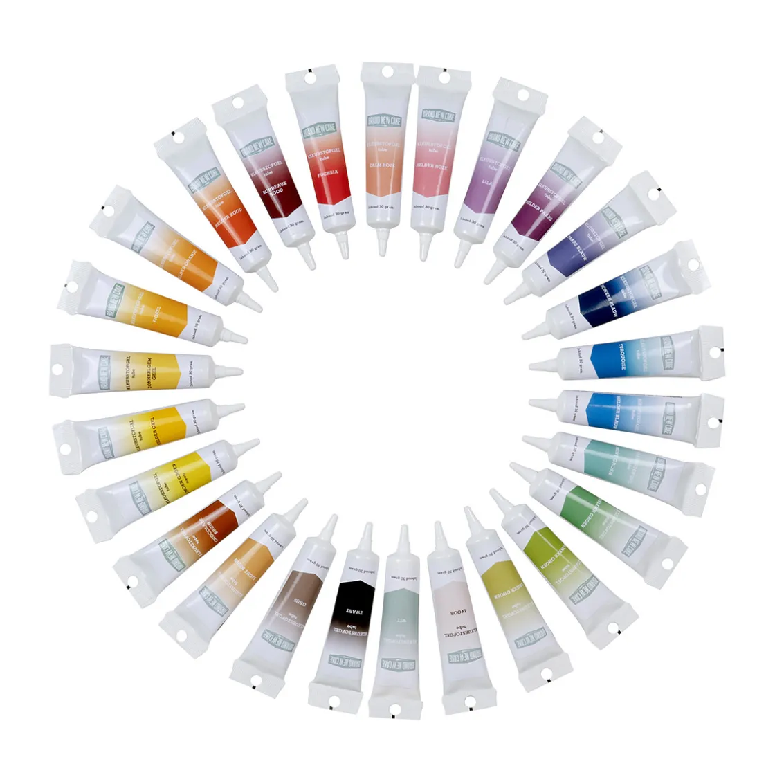 BrandNewCake Kleurstof Gel Tube Helder Roze 30 gram* Gel Kleurstoffen