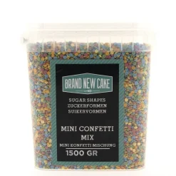 BrandNewCake Mini Confetti Rondjes 4mm 1500gr.* Ijsdips|Eetbare Strooisels