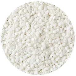 BrandNewCake Mini Confetti Rondjes Wit 4mm 60gr.* Ijsdips|Eetbare Strooisels