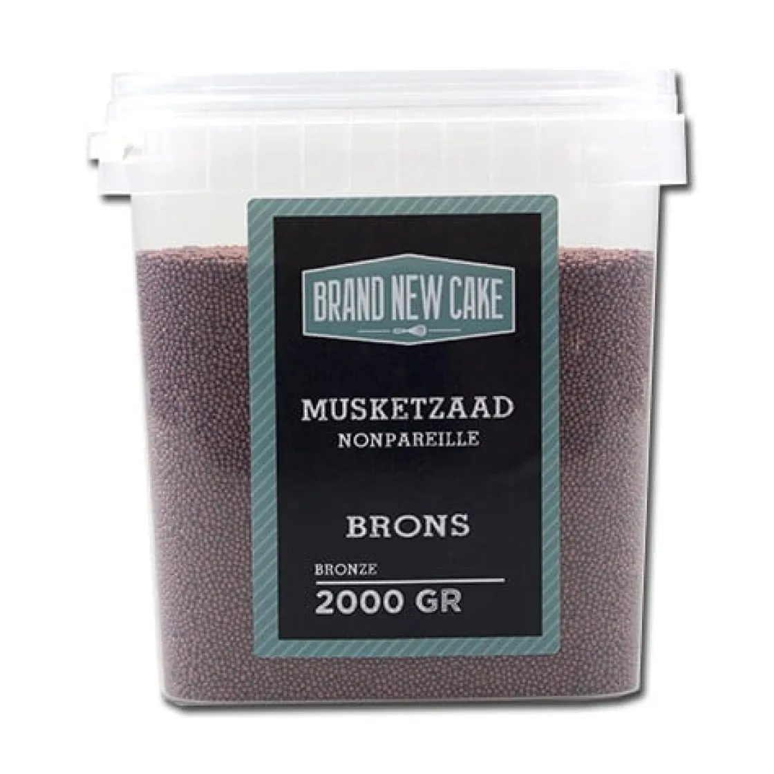 BrandNewCake Musketzaad Brons 2000gr.* Ijsdips|Eetbare Strooisels