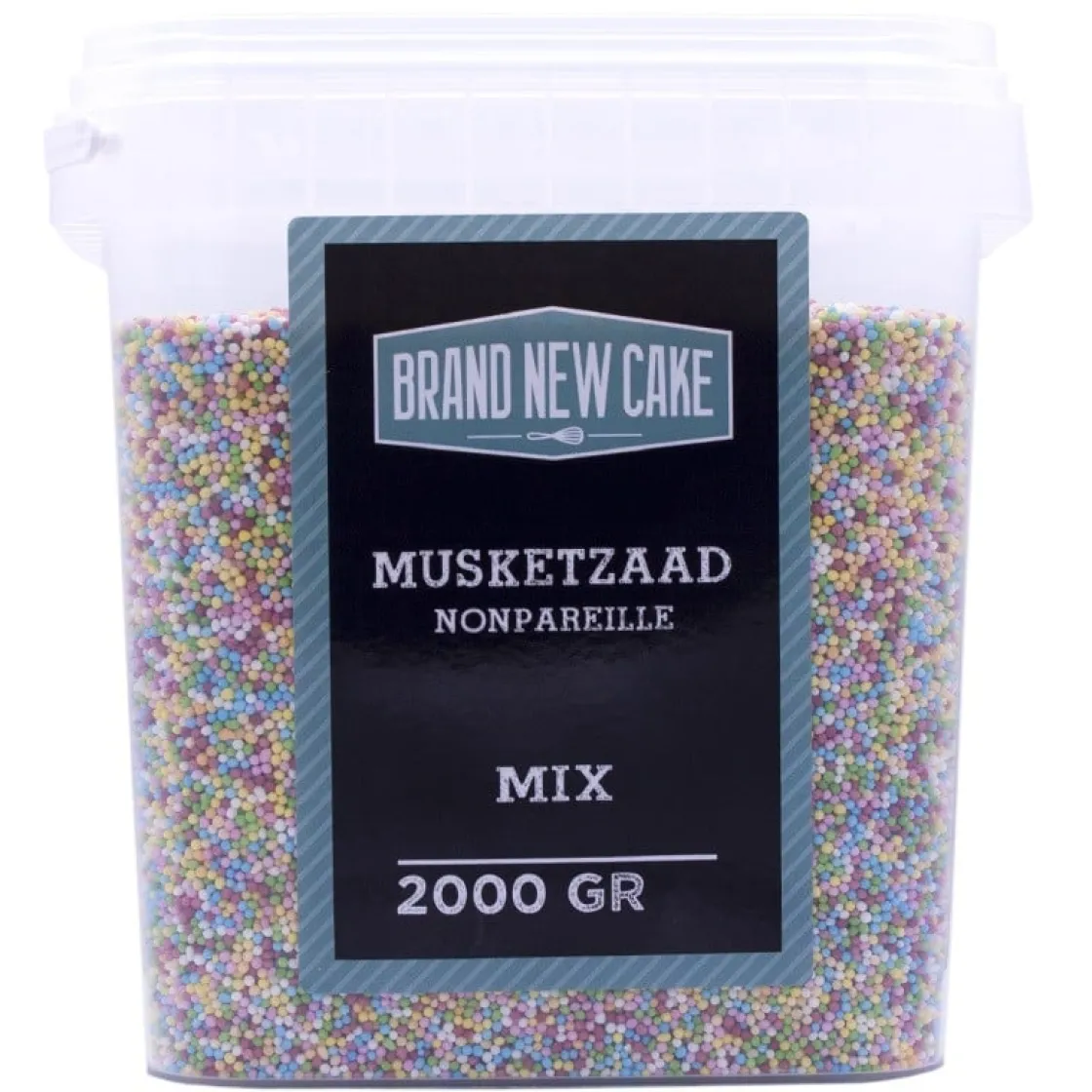BrandNewCake Musketzaad (discodip) Mix 2000gr.* Ijsdips|Eetbare Strooisels