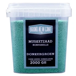 BrandNewCake Musketzaad Donker Groen 2000gr.* Ijsdips|Eetbare Strooisels