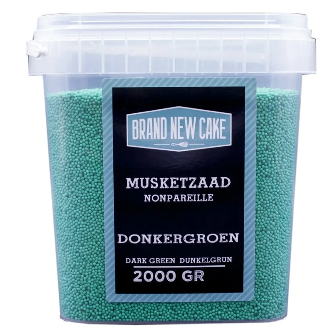 BrandNewCake Musketzaad Donker Groen 2000gr.* Ijsdips|Eetbare Strooisels