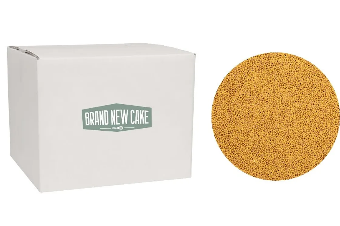 BrandNewCake Musketzaad Goud 10kg* Ijsdips|Eetbare Strooisels
