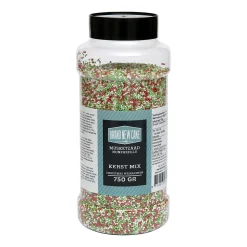 BrandNewCake Musketzaad Kerst Mix 750gr.* Ijsdips|Eetbare Strooisels