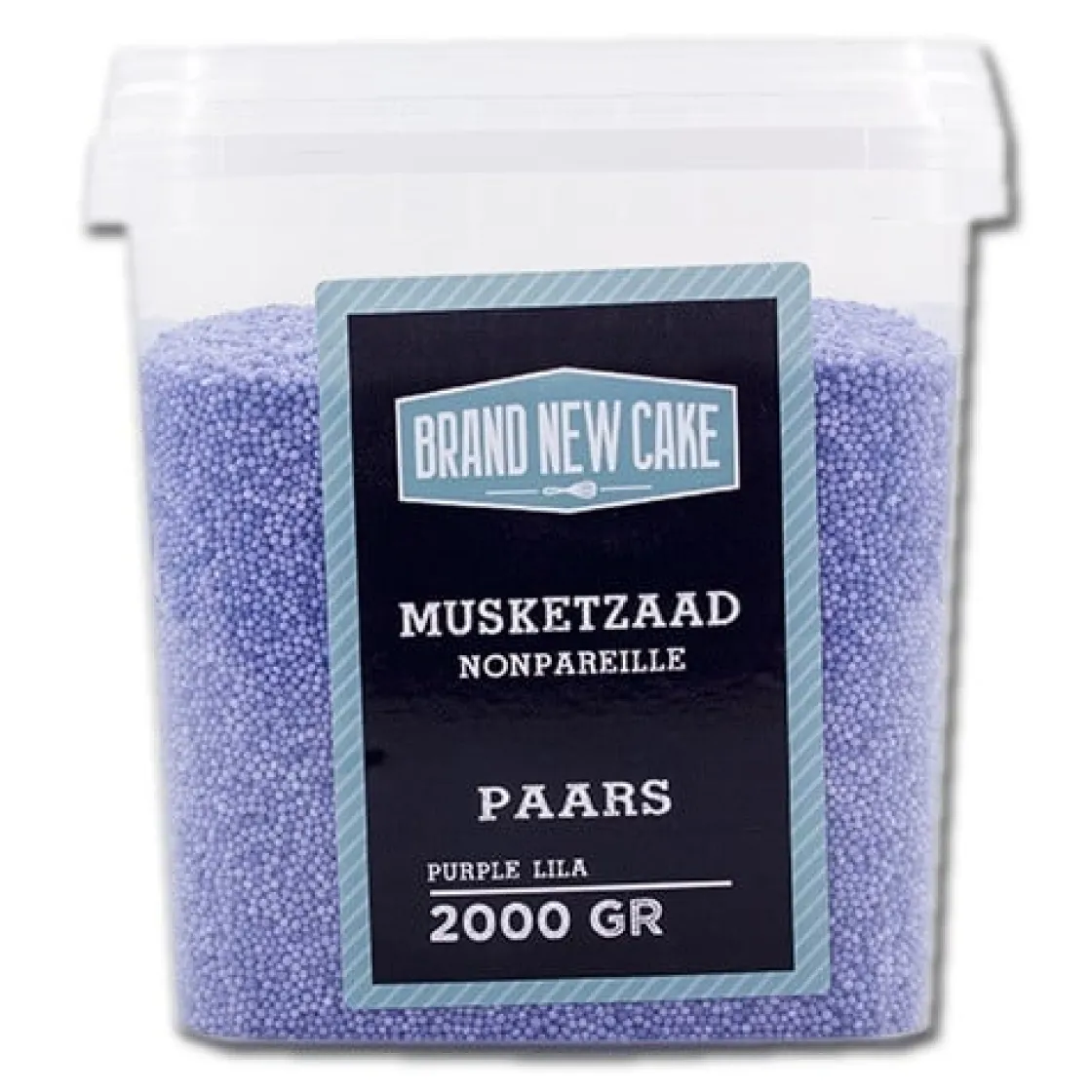 BrandNewCake Musketzaad Paars 2000gr.* Ijsdips|Eetbare Strooisels