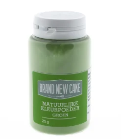 BrandNewCake Natuurlijke Kleurpoeder Groen 25g (vette massa)* Chocolade Kleurstoffen|Chocolade Kleurstoffen