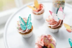 BrandNewCake Ouwel Vlinders Assortiment 16st.* Figuur Decoraties