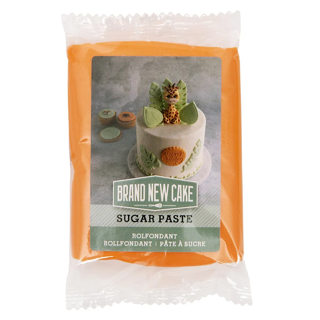 BrandNewCake Rolfondant Oranje 250g* Rolfondant