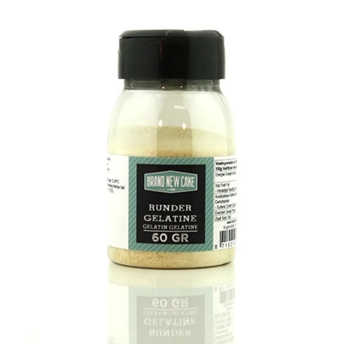 BrandNewCake Runder Gelatine 60gr.* Hulpstoffen