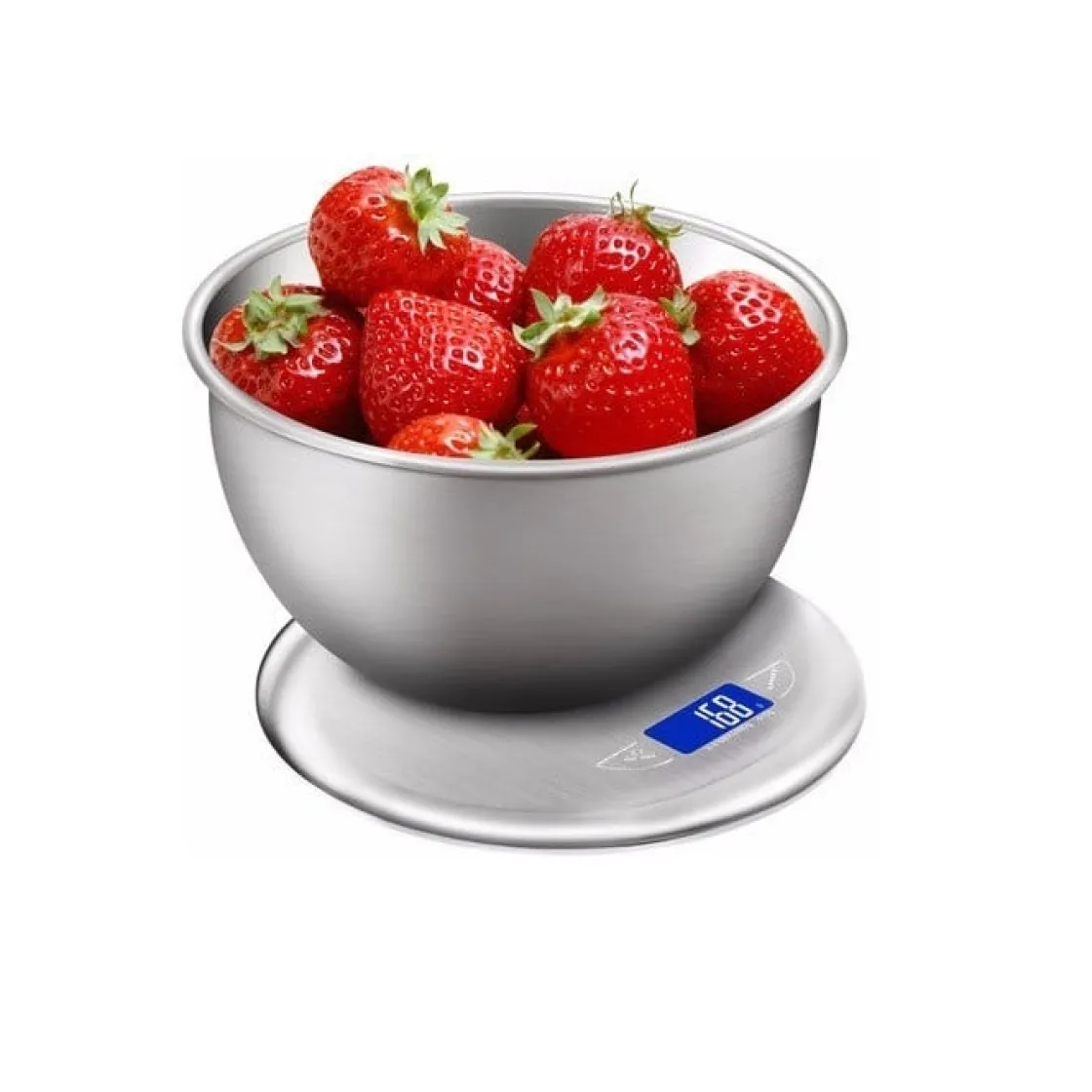 BrandNewCake RVS Keukenweegschaal met kom 5kg / 1g* Meten En Wegen|Weegschalen