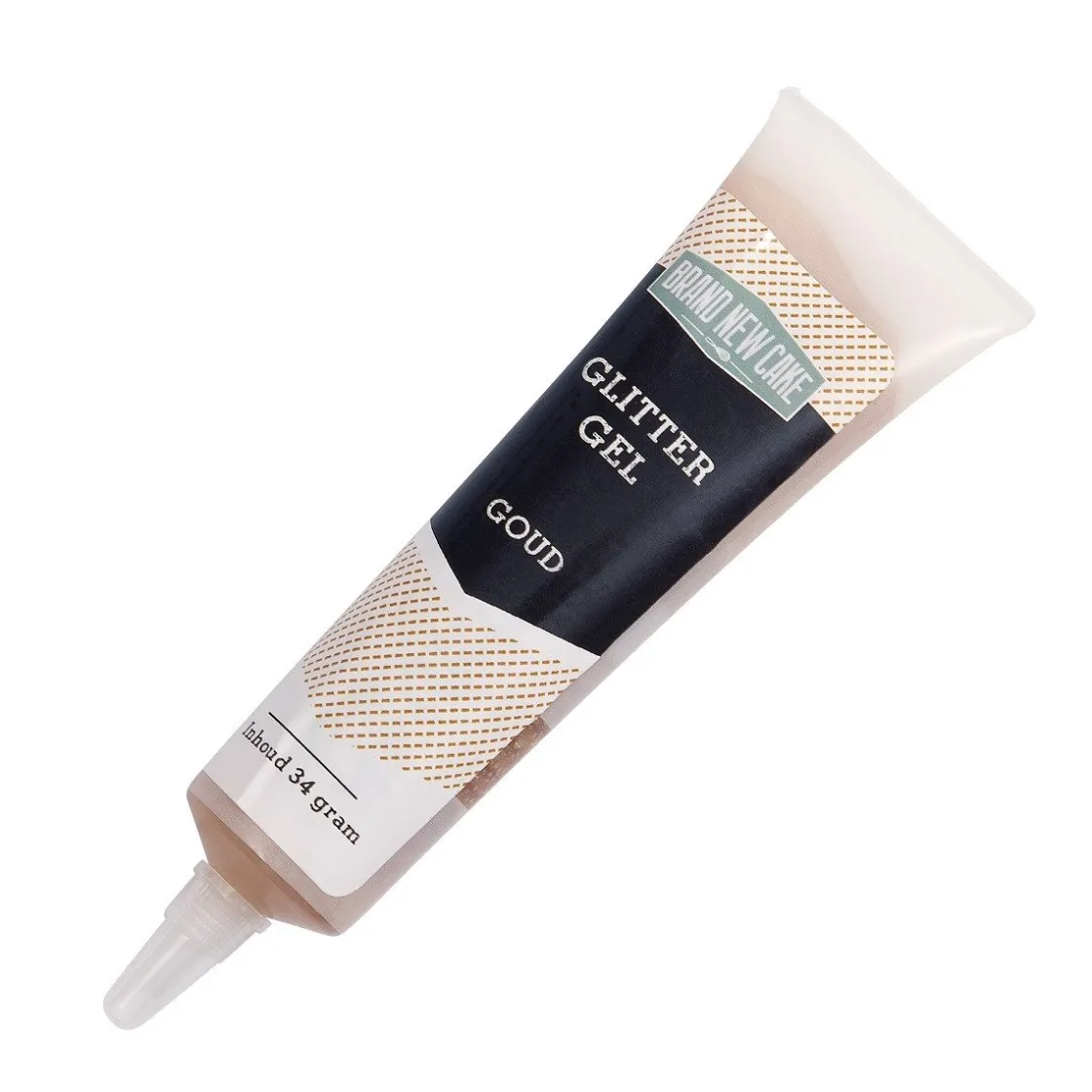 BrandNewCake Schrijftube Glittergel Goud 34g* Eetbaar Schrijven