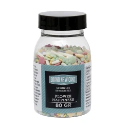 BrandNewCake Sprinkles Flower Happiness 80gr.* Eetbare Strooisels