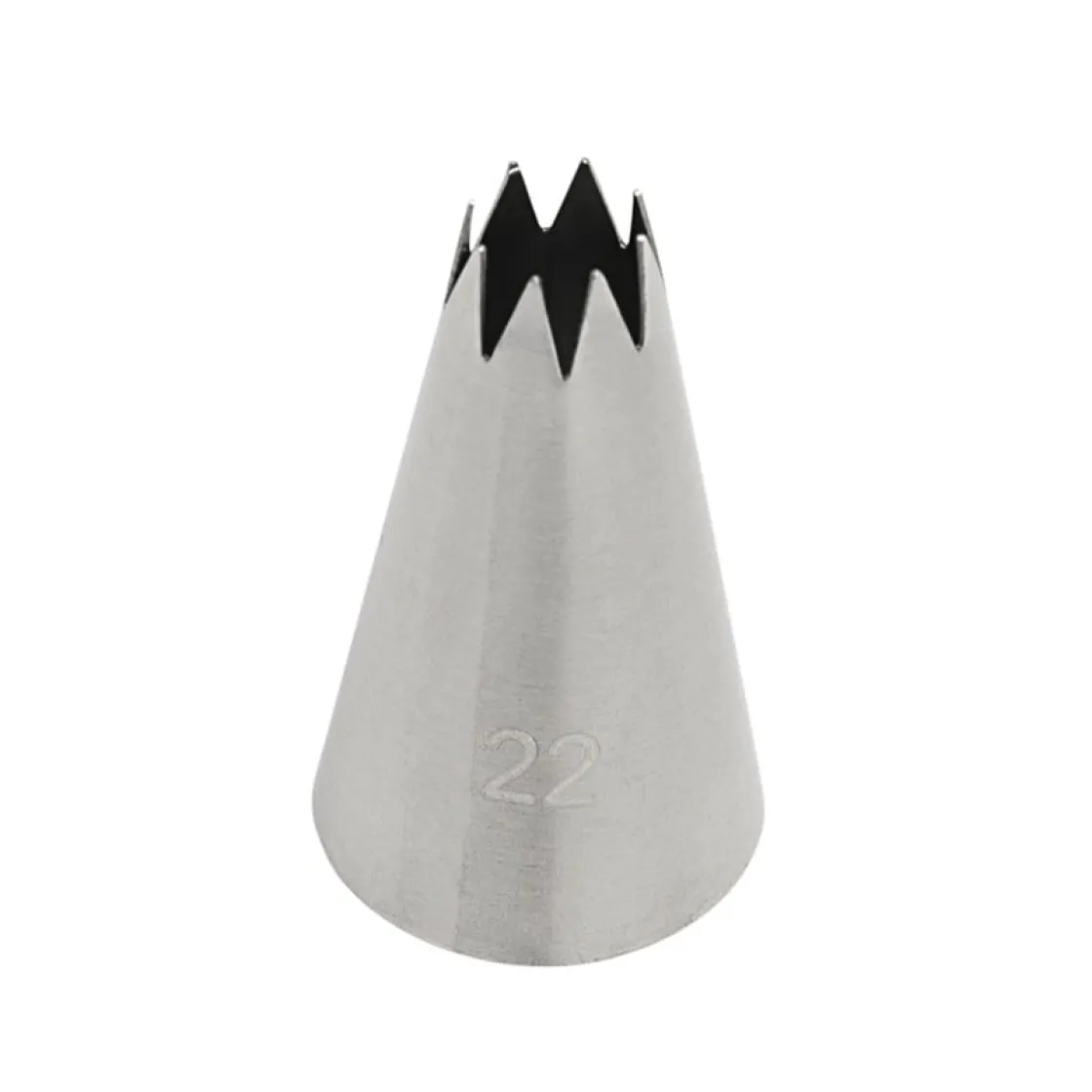 BrandNewCake Spuitmondje Open Ster #22* Spuitmondjes