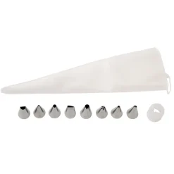 BrandNewCake Spuitmondjes Klein + Spuitzak Set/10* Spuitmondjes