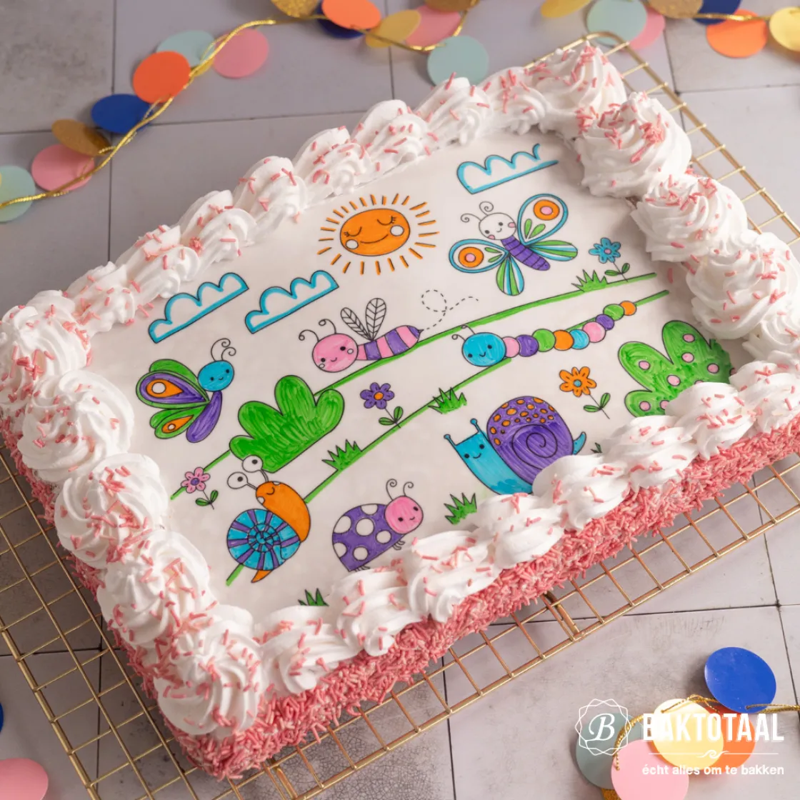 BrandNewCake Stiften NEON eetbare inkt set/5* Eetbaar Schrijven