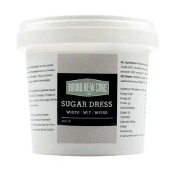 BrandNewCake Sugar Dress Pasta Wit 200 gram.* Sugar Dress En Lace