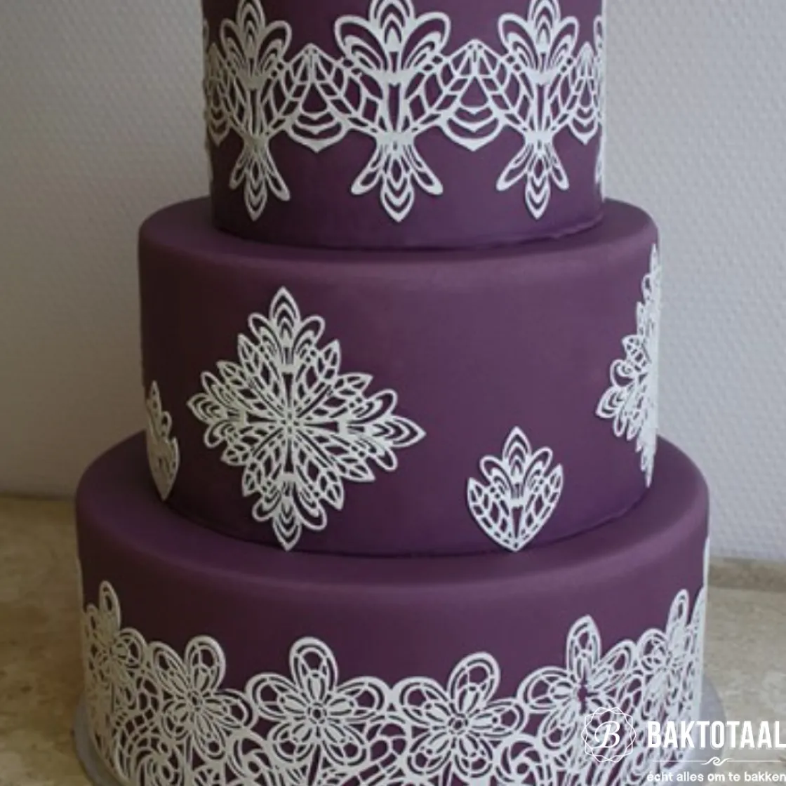 BrandNewCake Sugar Dress Pasta Wit 200 gram.* Sugar Dress En Lace