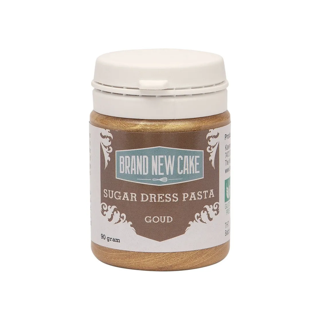 BrandNewCake Sugar Dress Pasta Goud 90g* Sugar Dress En Lace