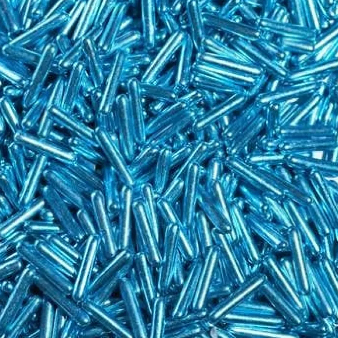 BrandNewCake Sugar Rods Metallic Blauw 80gr.*** Ijsdips|Eetbare Strooisels