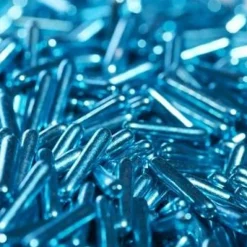 BrandNewCake Sugar Rods Metallic Blauw 80gr.*** Ijsdips|Eetbare Strooisels