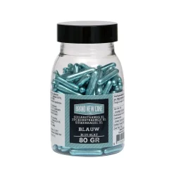 BrandNewCake Sugar Rods Metallic Blauw 80gr.*** Ijsdips|Eetbare Strooisels