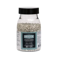 BrandNewCake Sugar Strands Metallic Zilver 80gr.* Ijsdips|Eetbare Strooisels