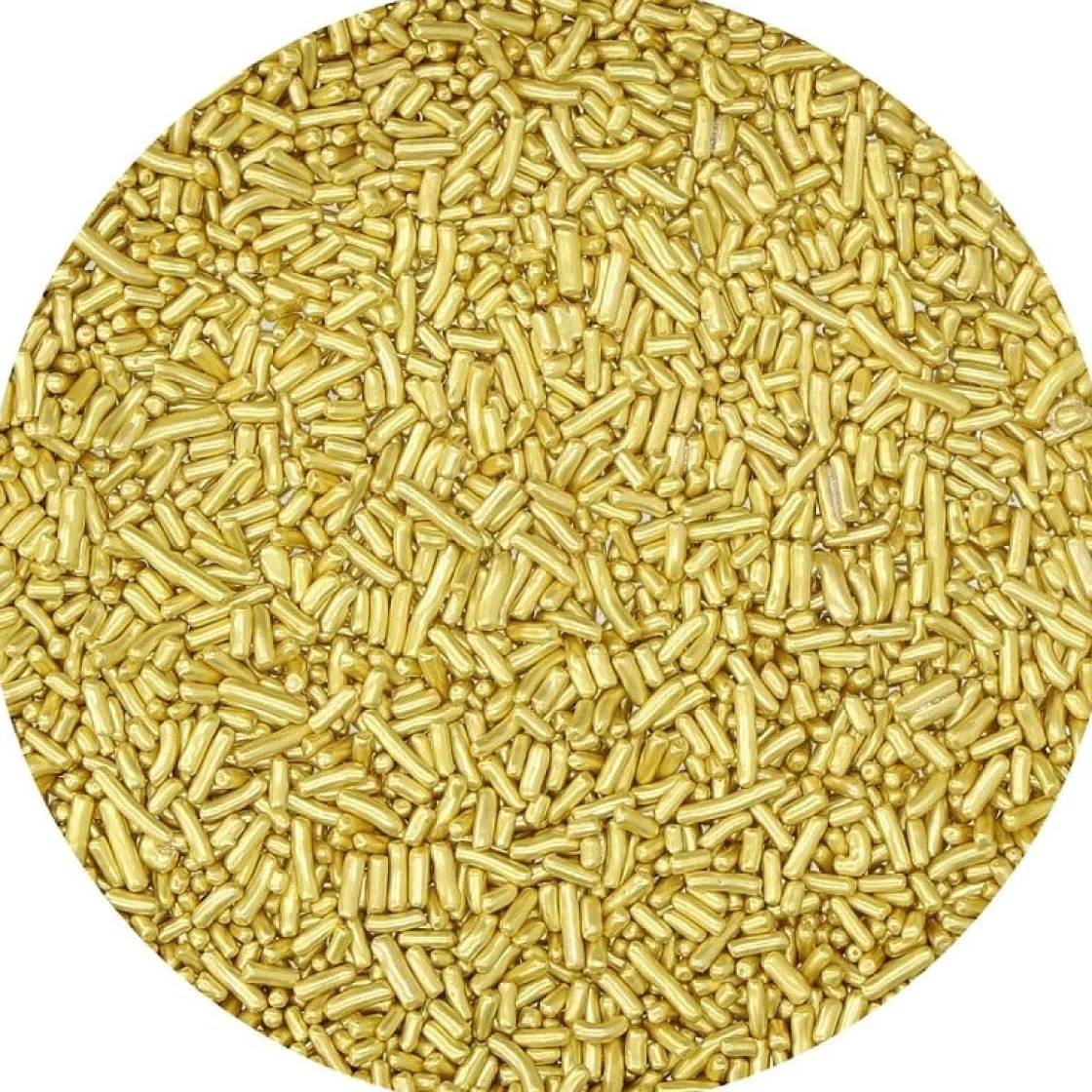 BrandNewCake Sugar Strands Metallic Goud 750gr.* Ijsdips|Eetbare Strooisels