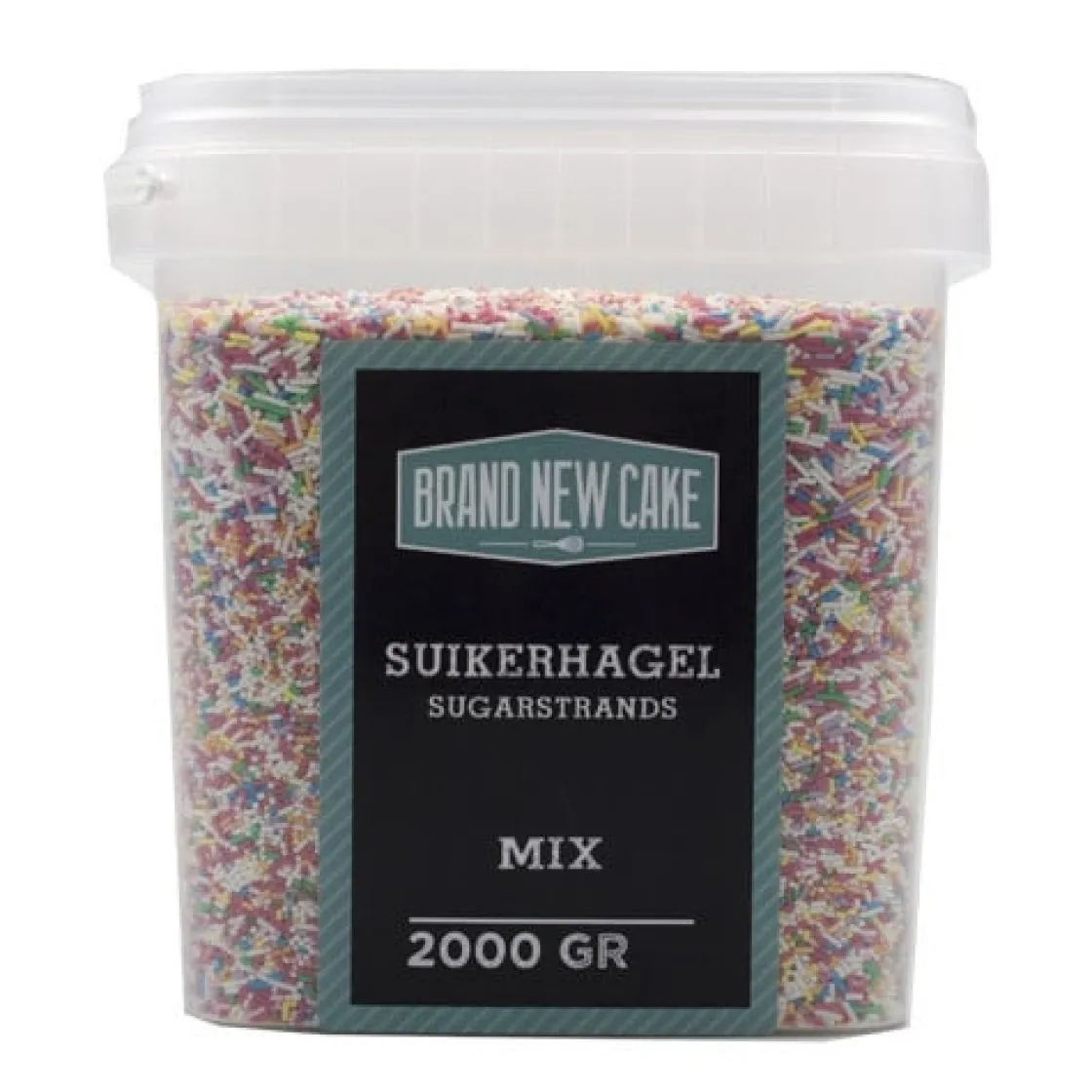 BrandNewCake Sugar Strands Mix 2000gr.* Ijsdips|Eetbare Strooisels