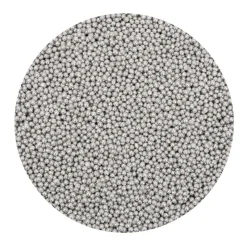 BrandNewCake Suikerparels Metallic Zilver 2mm 80gr.* Eetbare Strooisels