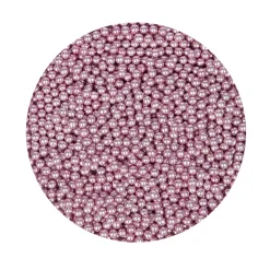 BrandNewCake Suikerparels Metallic Roze 4mm 80gr.* Eetbare Strooisels