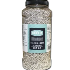 BrandNewCake Suikerparels Metallic Zilver 4mm 750gr.* Eetbare Strooisels