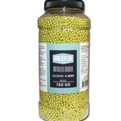 BrandNewCake Suikerparels Metallic Goud 4mm 750gr.* Eetbare Strooisels