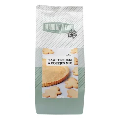BrandNewCake Taartbodem en Koekjes-mix 500g* Koekmixen|Banketmixen