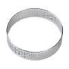 BrandNewCake Taartring RVS Geperforeerd Ø8x2cm* Dessertringen|Ronde Bakvormen