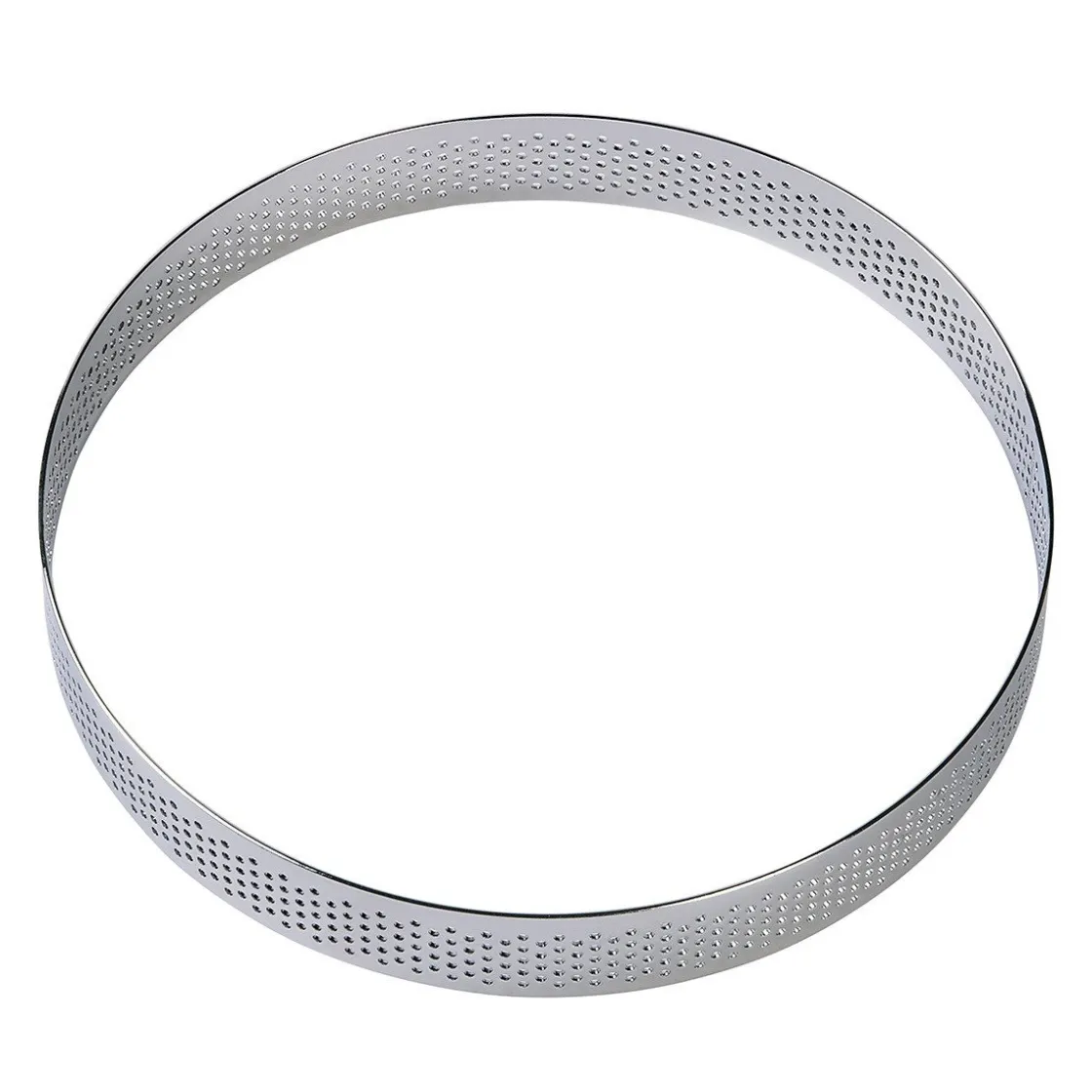 BrandNewCake Taartring RVS Geperforeerd Ø15x2cm* Dessertringen|Ronde Bakvormen
