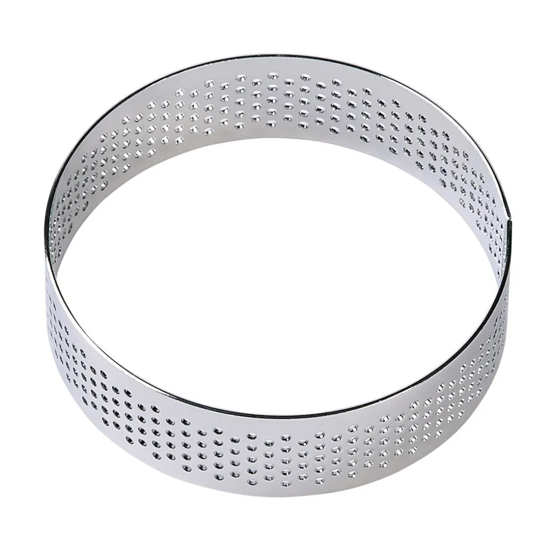 BrandNewCake Taartring RVS Geperforeerd Ø7x2cm* Dessertringen|Ronde Bakvormen