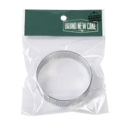 BrandNewCake Taartring RVS Geperforeerd Ø7x2cm* Dessertringen|Ronde Bakvormen