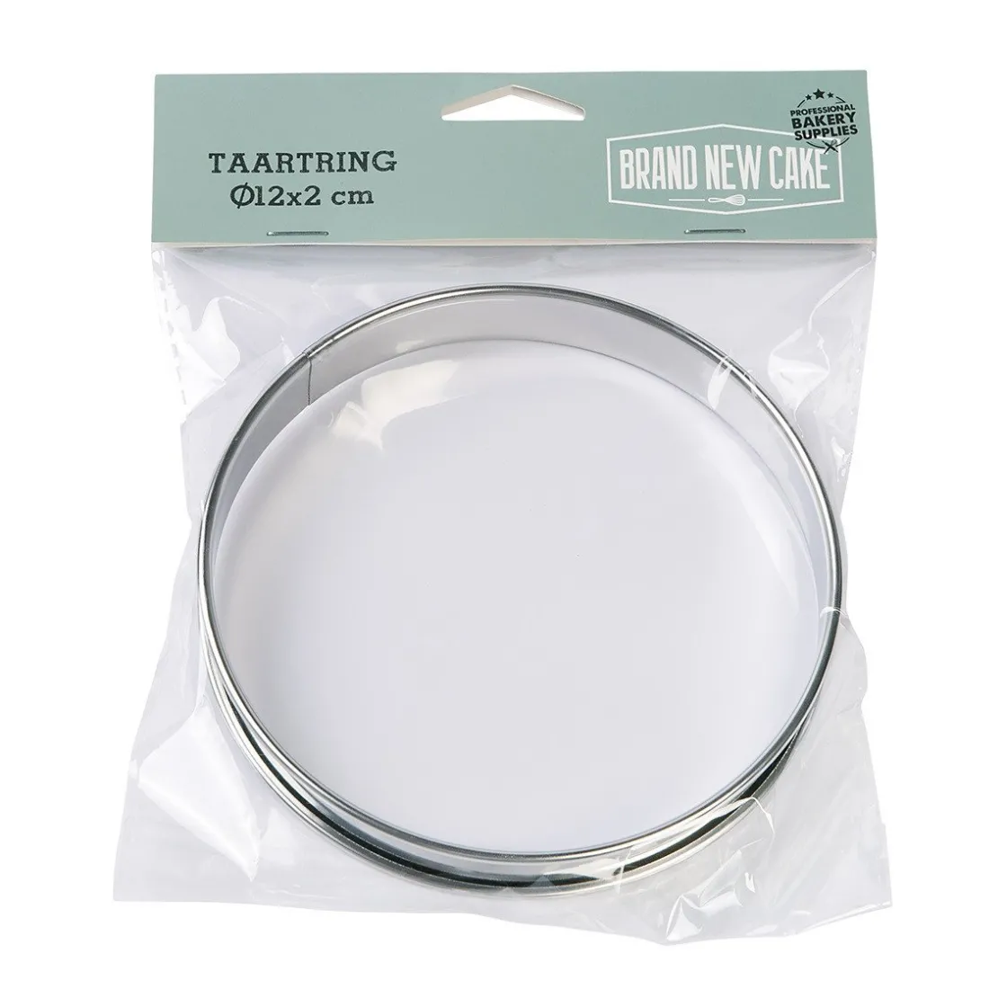 BrandNewCake Taartring RVS Ø12x2cm* Dessertringen|Ronde Bakvormen