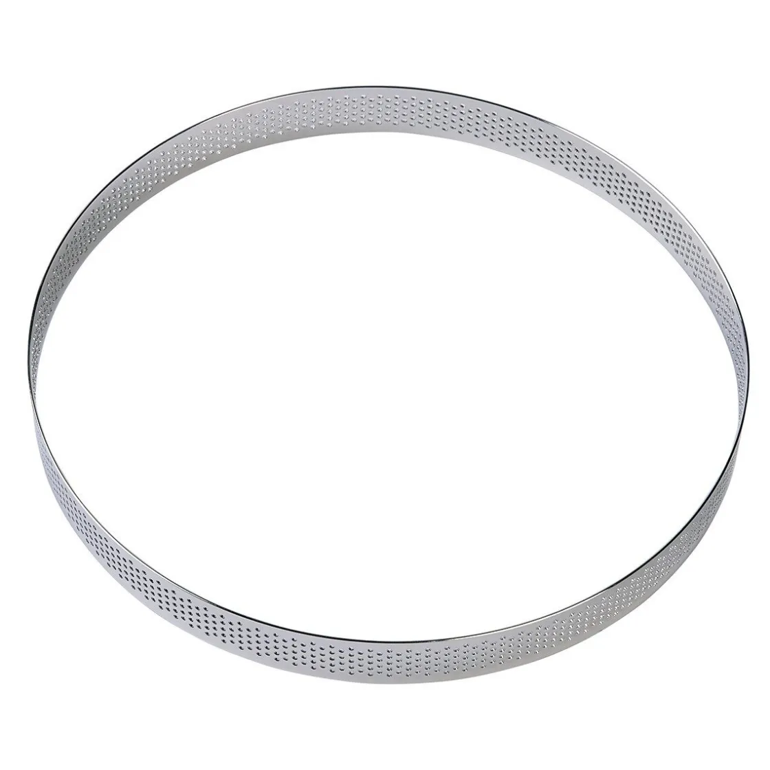 BrandNewCake Taartring RVS Geperforeerd Ø20x2cm* Dessertringen|Ronde Bakvormen