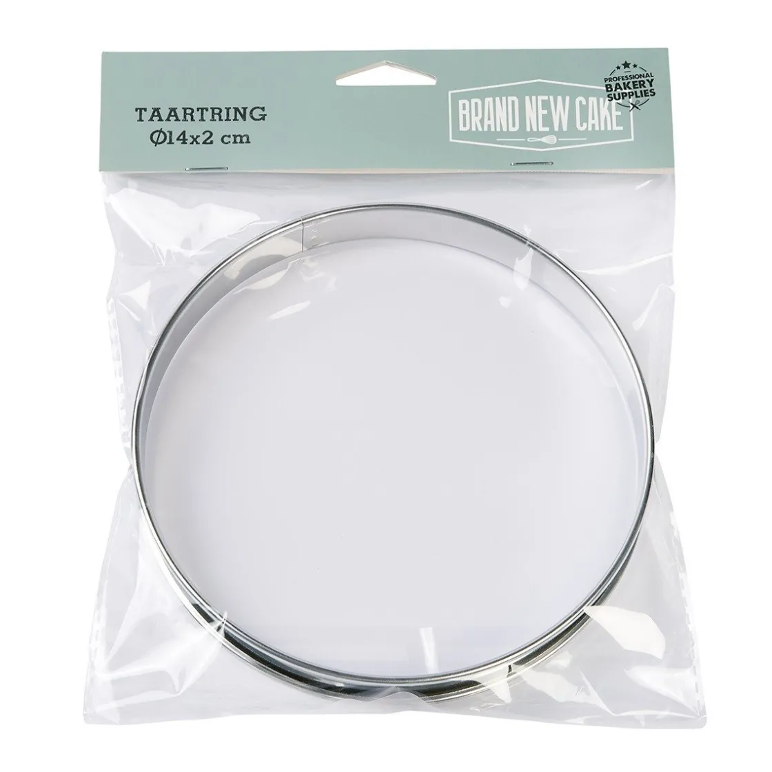 BrandNewCake Taartring RVS Ø14x2cm*** Dessertringen|Ronde Bakvormen