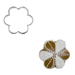 BrandNewCake Uitsteker Bloem RVS 4cm* Bloem En Blad Stekers