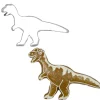 BrandNewCake Uitsteker Dino Tyrannosaurus RVS 10cm* Figuur Stekers