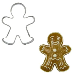 BrandNewCake Uitsteker Gingerbread Man RVS 4cm* Figuur Stekers